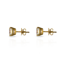 Load image into Gallery viewer, Ascher stud earring - White G. 18k Gold Plated
