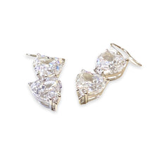 Charger l'image dans la galerie, BOUCLES D'OREILLES PENDANTES EN CRISTAL - Blanc G