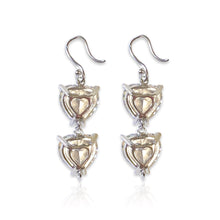 Charger l'image dans la galerie, BOUCLES D'OREILLES PENDANTES EN CRISTAL - Blanc G