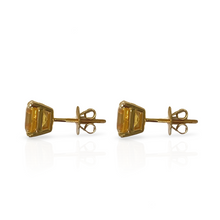Charger l'image dans la galerie, Boucles d'oreilles clous ASCHER - Jaune doré, plaqué or 18 carats