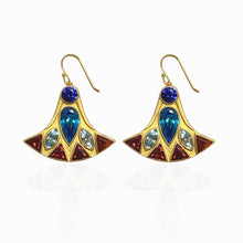 Charger l'image dans la galerie, BOUCLES D'OREILLES LOTUS RÉVERSIBLES - Plaqué or 18 carats