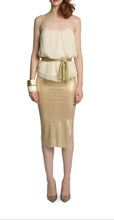 Load image into Gallery viewer, APHRODITE IVORY CHIFFON LOW BACK CAMISOLE