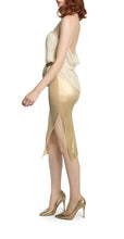Load image into Gallery viewer, APHRODITE IVORY CHIFFON LOW BACK CAMISOLE