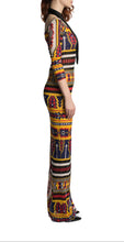 Load image into Gallery viewer, AZTEC BOAT NECK MAXI DRESS