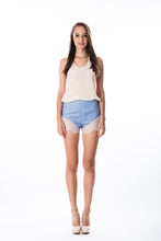 Load image into Gallery viewer, Artemis high waist boy shorts w/lace - Bamboo Cotton
